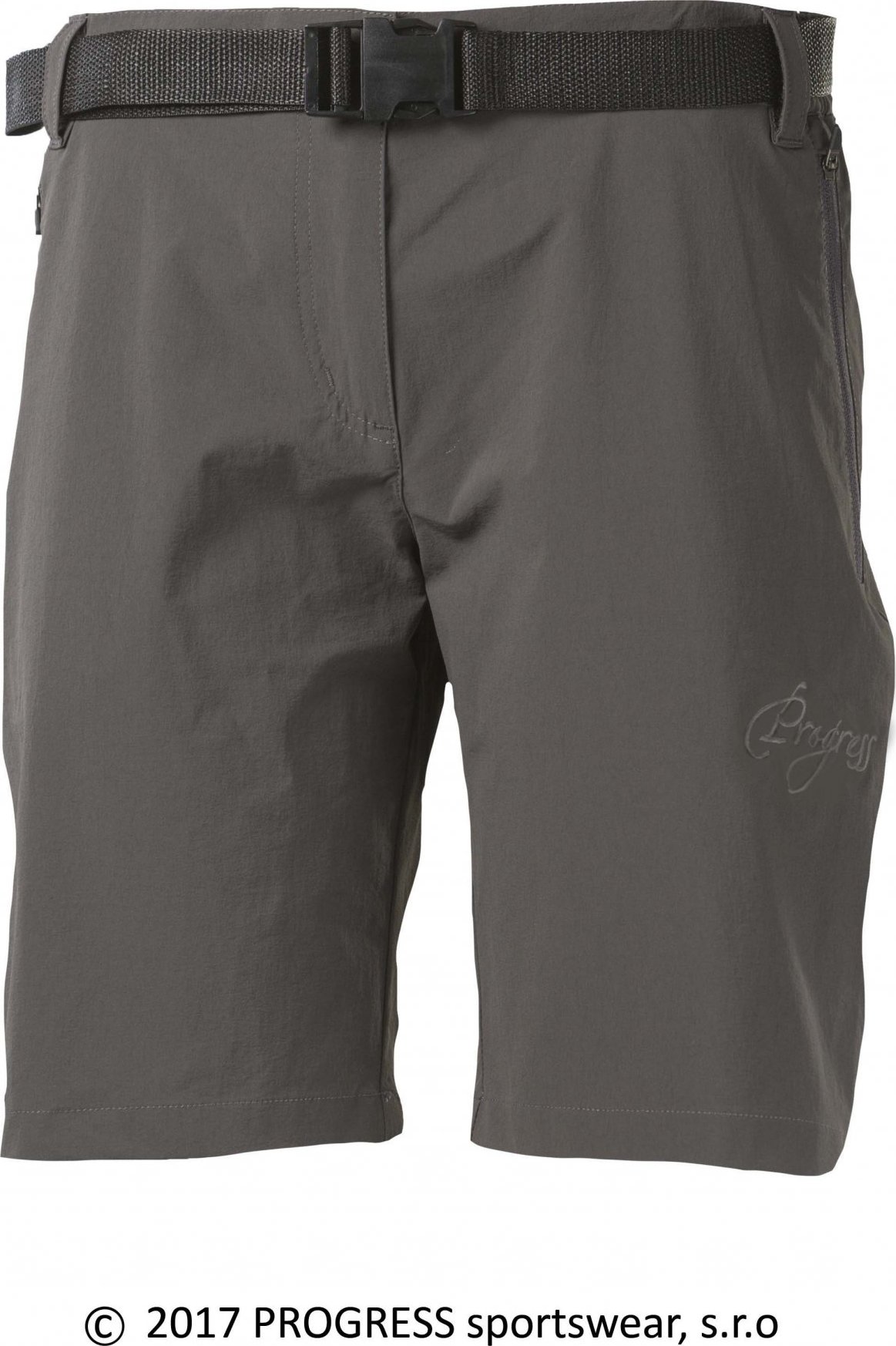Dámské turistické kraťasy PROGRESS Epica Shorts šedá Velikost: 34