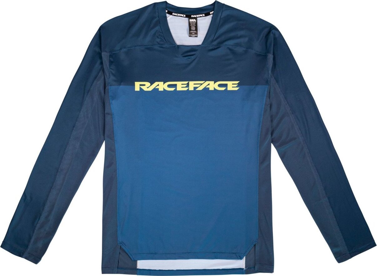 RACE FACE dres dl.rukáv DIFFUSE navy Velikost: L, Barva: Modrá