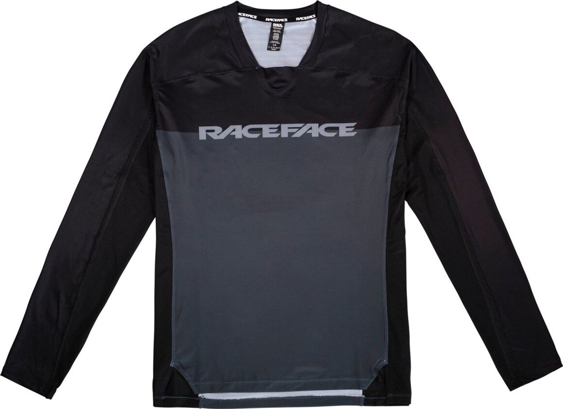 RACE FACE dres dl.rukáv DIFFUSE šedá Velikost: XL, Barva: šedá