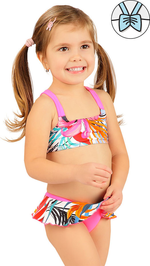 Dívčí plavky top LITEX barevné Velikost: 116