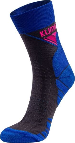 Sportovní ponožky KLIMATEX Milo antracit/modrá Velikost: 37-38