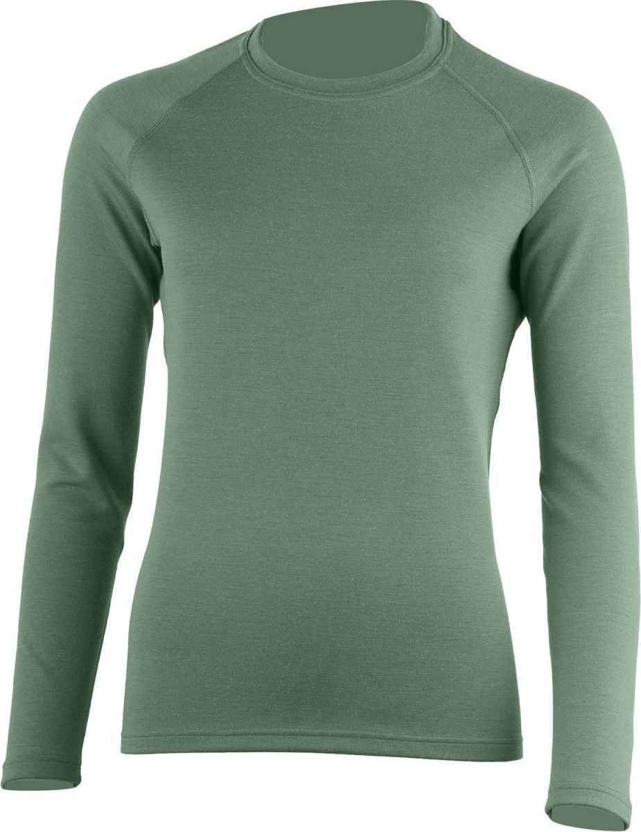 Dámská merino mikina LASTING Lena zelená Velikost: L