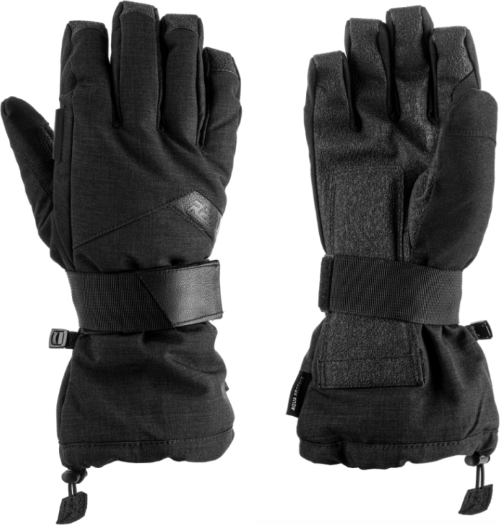 Lyžařské rukavice RELAX Dust černé Velikost: S