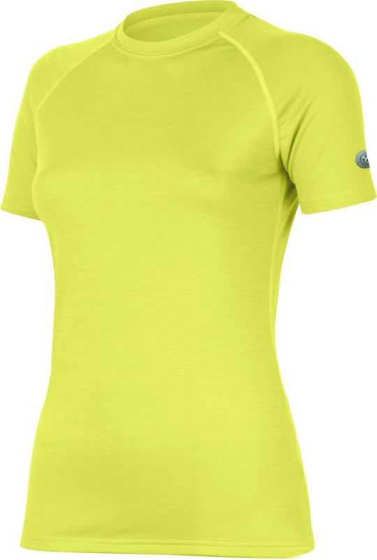 Dámské merino triko LASTING Alea limetkové Velikost: XL