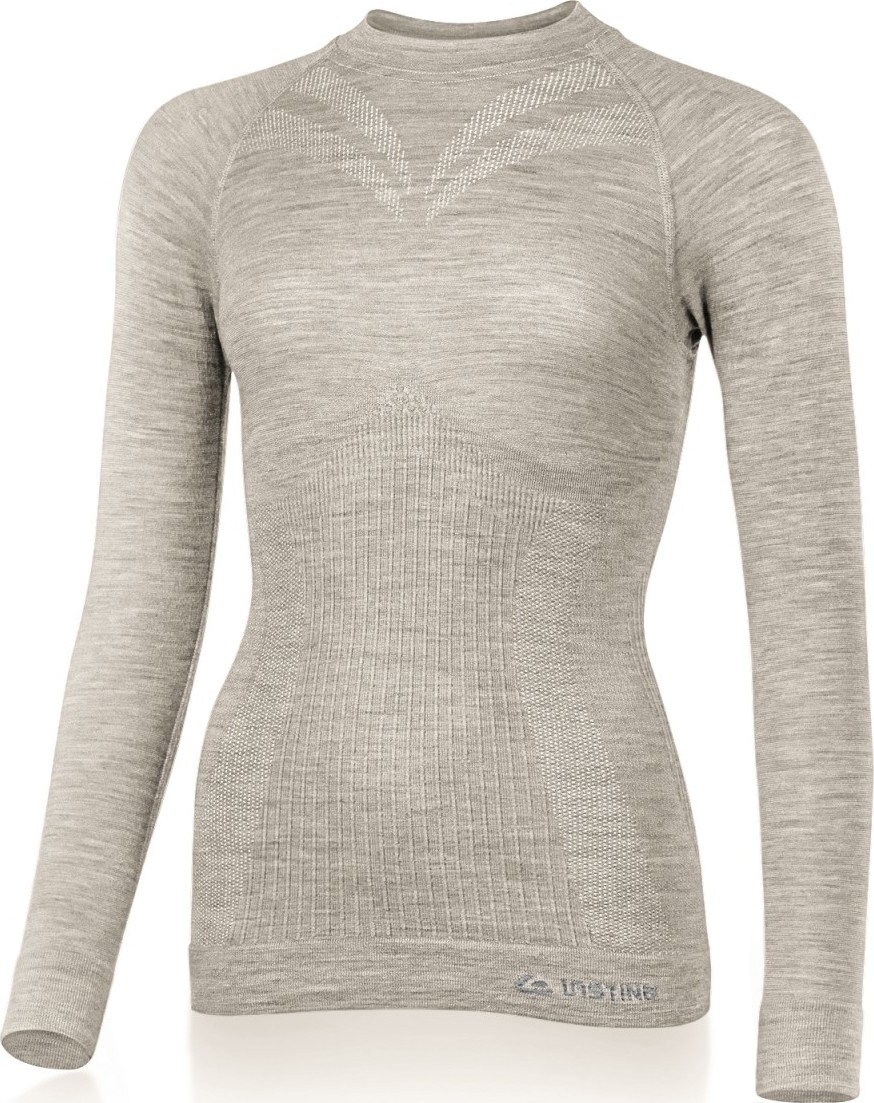 Dámské merino triko LASTING Matala béžové Velikost: S/M