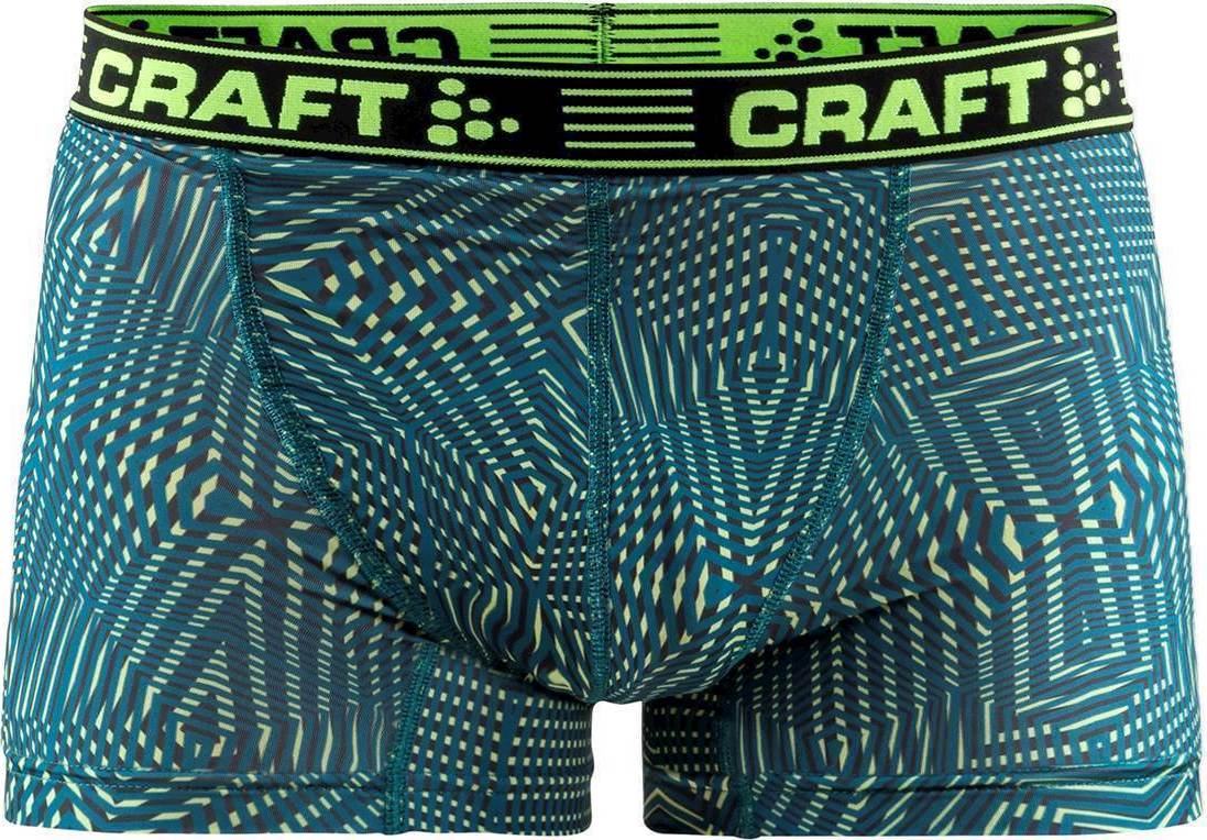 Pánské funkční boxerky CRAFT Greatness 3 zelené Velikost: XS