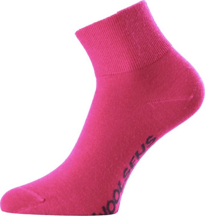 Merino ponožky LASTING Fwa růžová Velikost: (42-45) L