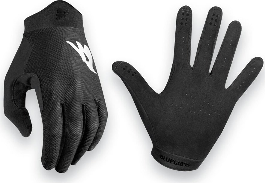 Cyklistické rukavice BLUEGRASS Union černá Velikost: L, Barva: černá
