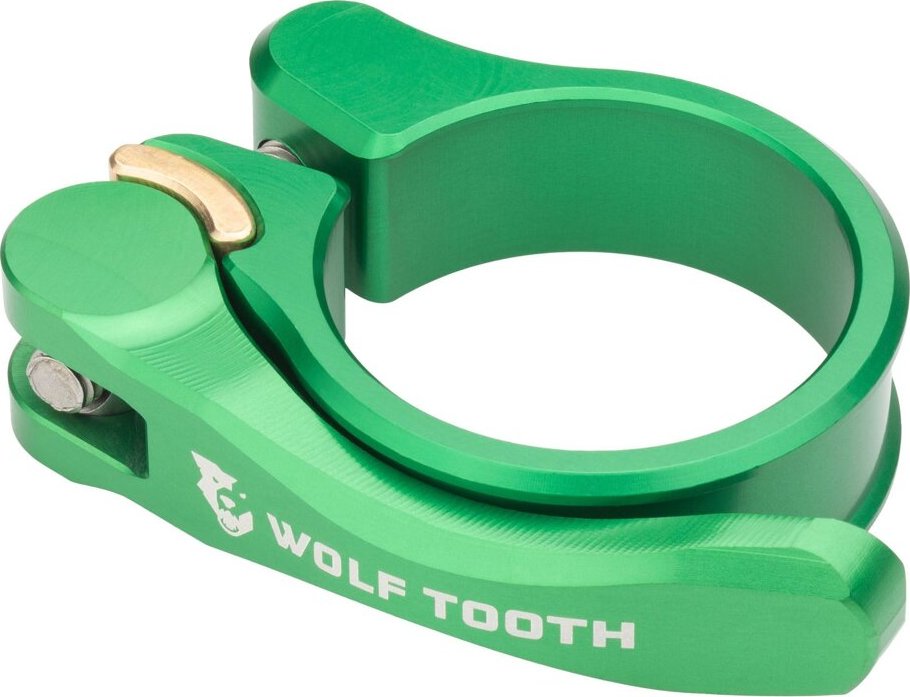 Sedlová objímka WOLF TOOTH Quick Release 31.8mm zelená