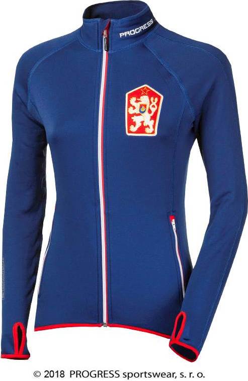 Dámská sportovní ČSSR retro mikina PROGRESS Timura tm.modrá Velikost: XL