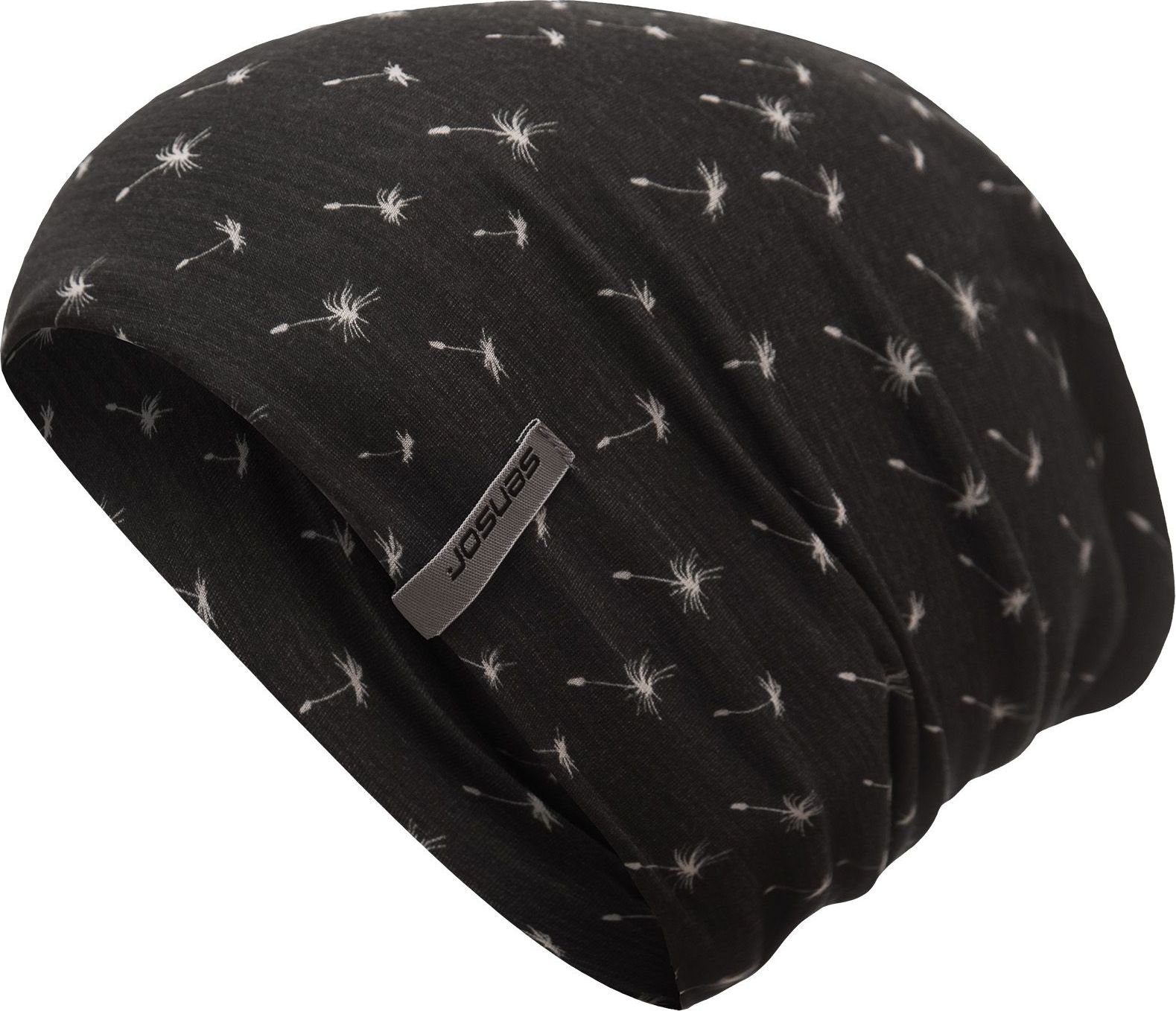 Čepice SENSOR Merino Impress černá/pattern Barva: černá, Velikost: M