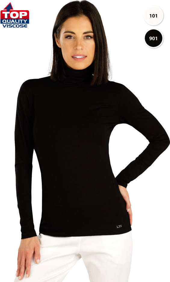 Dámský rolák LITEX s dlouhým rukávem černý Barva: černá, Velikost: M