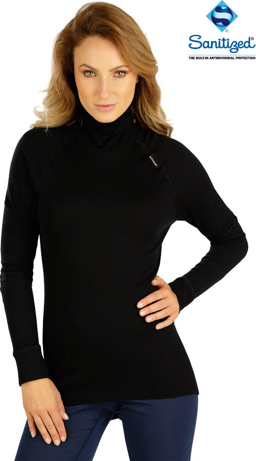 Dámský funkční rolák LITEX černý Barva: černá, Velikost: M