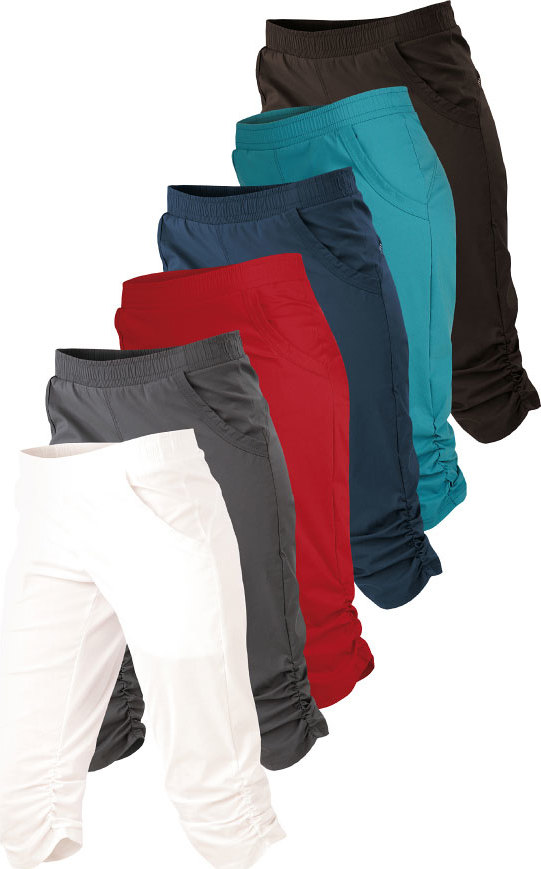 Dámské 3/4 kalhoty LITEX bokové Velikost: XL, Barva: bordó
