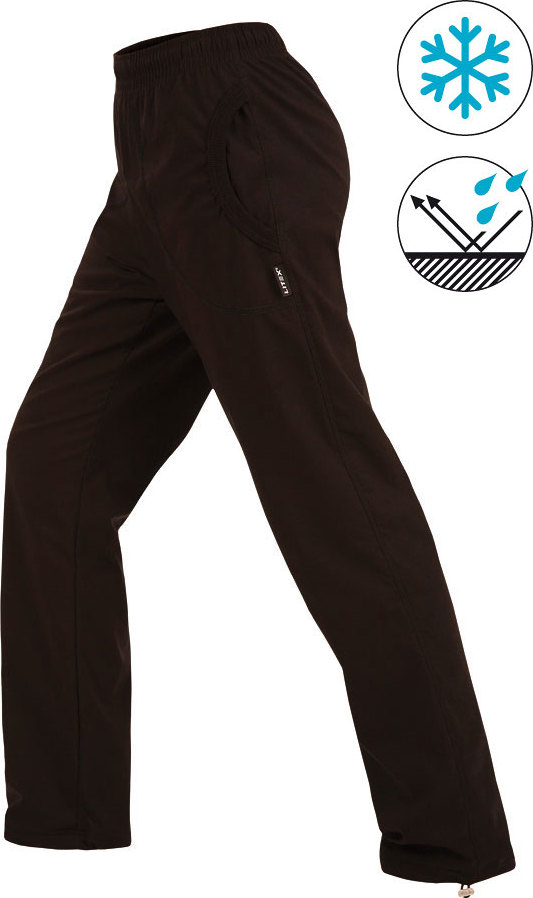 Dětské zateplené kalhoty LITEX černé Velikost: 140, Barva: černá
