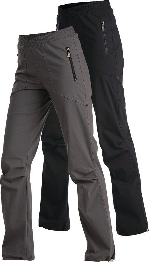 Dámské kalhoty do pasu LITEX dlouhé modré/černé/šedé Barva: černá, Velikost: XXL