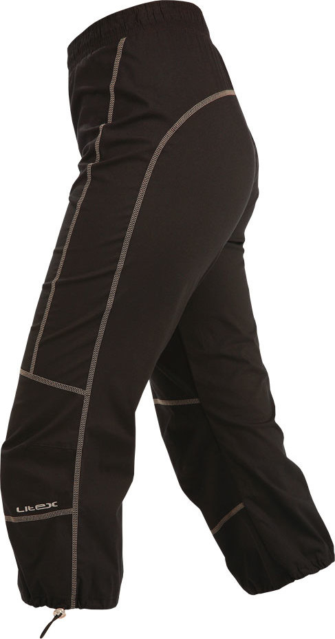 Dámské kalhoty do pasu LITEX v 7/8 délce černé Velikost: M, Barva: černá