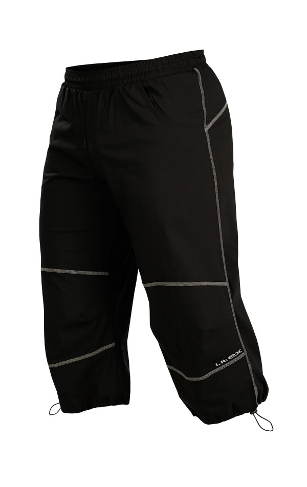 Pánské kalhoty LITEX v 3/4 délce černé Velikost: XL, Barva: černá