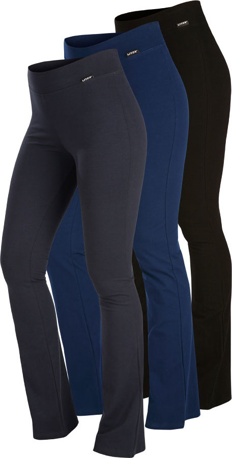 Dámské legíny LITEX do zvonu prodloužené Barva: tmavě modrá, Velikost: L