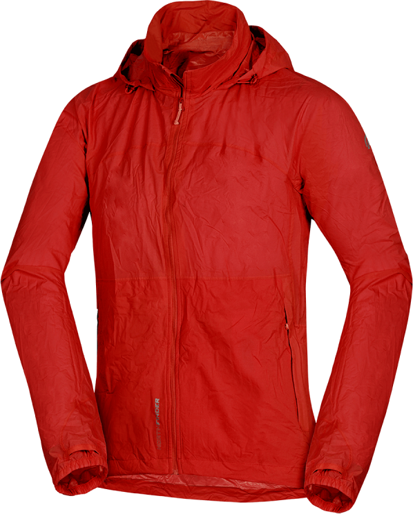 Pánská nepromokavá bunda NORTHFINDER Northkit červená Velikost: XL