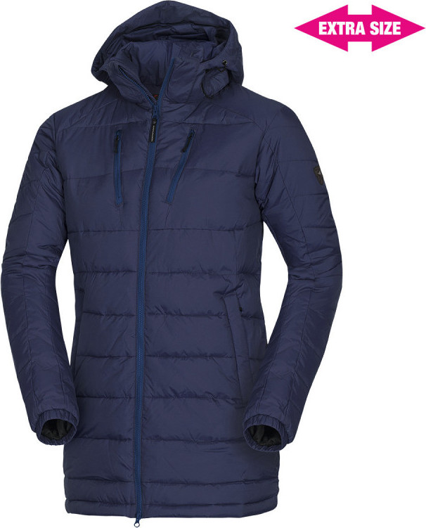 Pánský městský kabát NORTHFINDER Kawol modrá Velikost: 2XL