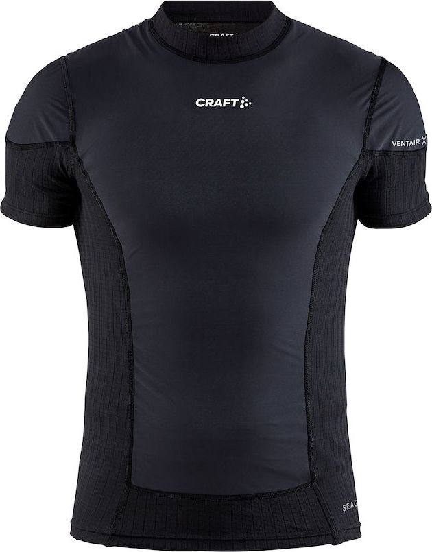 Pánské termo triko CRAFT Active Extreme X Wind SS - černá Velikost: M
