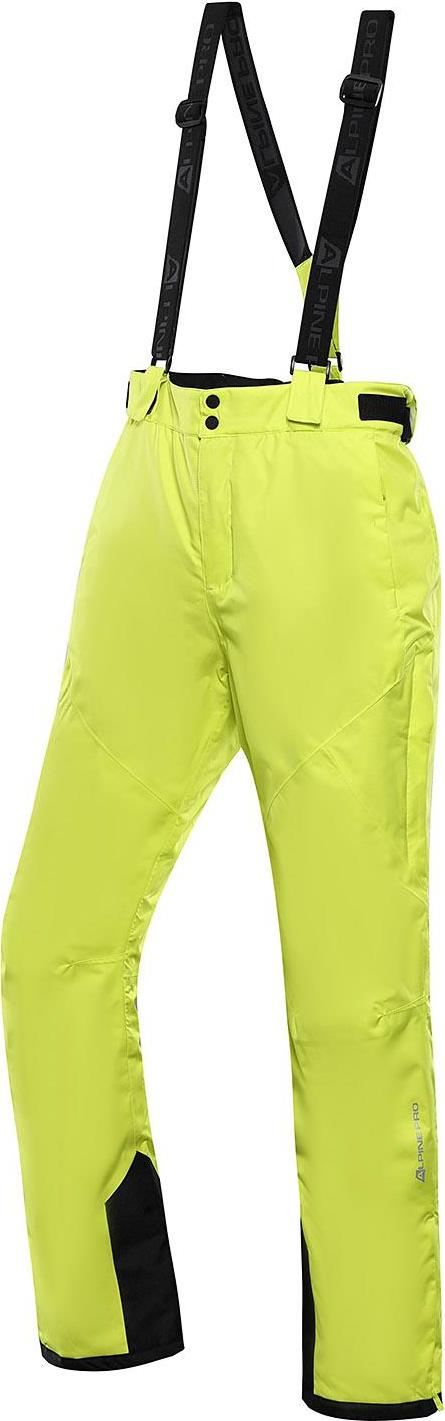 Pánské lyžařské kalhoty ALPINE PRO Sango 9 zelené Velikost: L