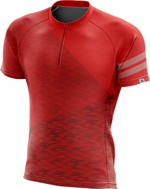 Pánské cyklistické tričko NORTHFINDER Dewerol červené Velikost: XL