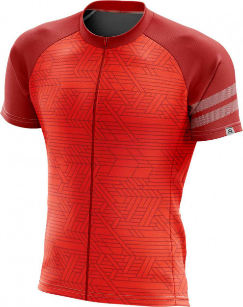 Pánské cyklistické tričko NORTHFINDER Mathias červené Velikost: XL