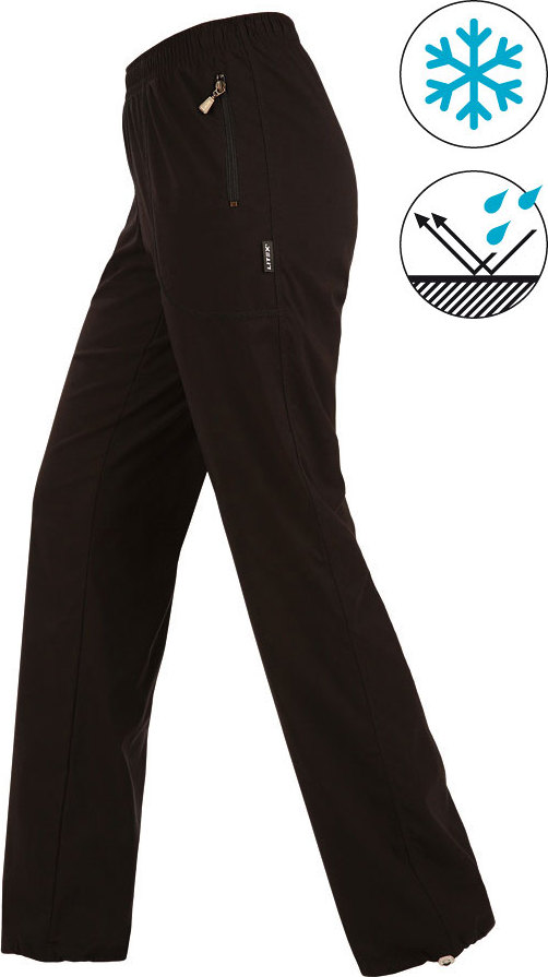 Dámské zateplené kalhoty LITEX černé Velikost: XXL, Barva: černá