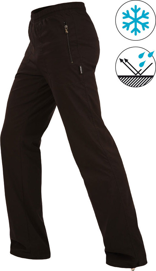 Pánské zateplené kalhoty LITEX prodloužené černé Velikost: XL, Barva: černá
