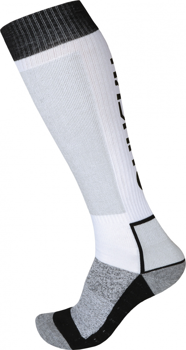 Lyžařské ponožky HUSKY Snow Wool bílá/černá Velikost: L (41-44)