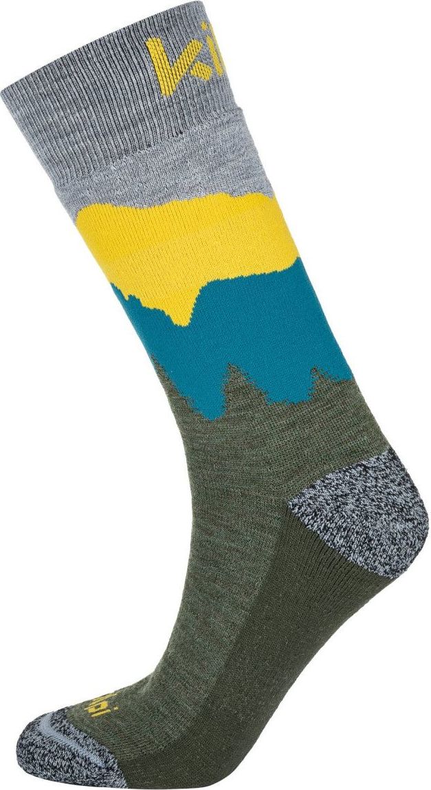 Turistické ponožky KILPI Nors-u khaki Velikost: 35