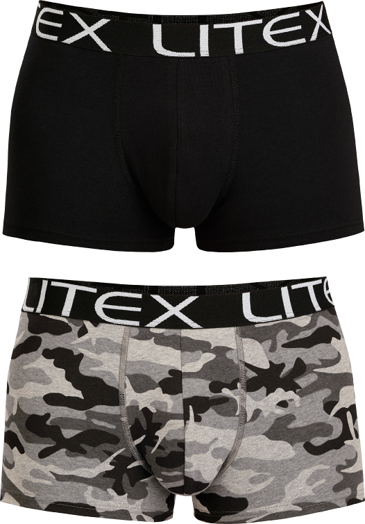 Pánské boxerky LITEX barevné Barva: černá, Velikost: M