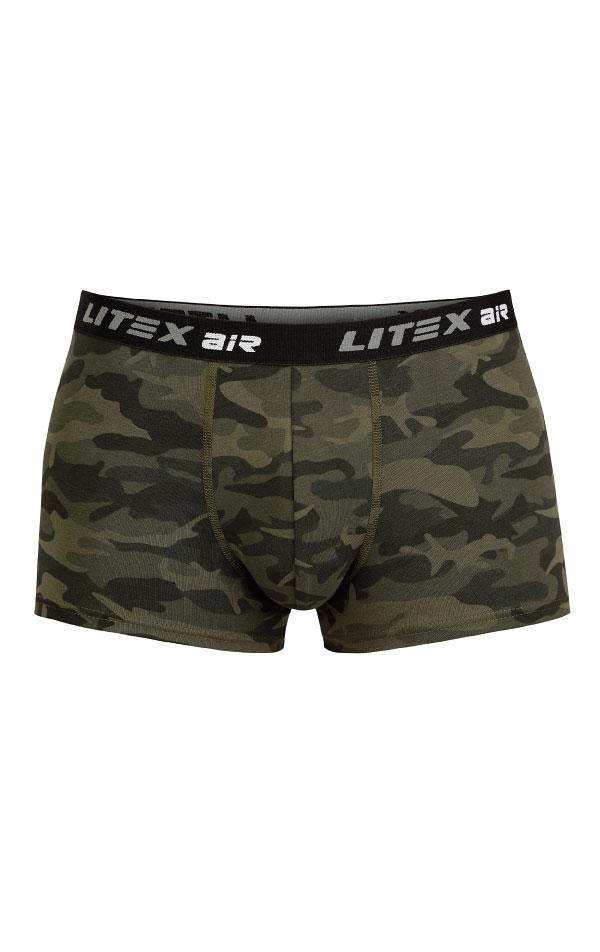 Pánské boxerky LITEX zelené Velikost: XXL, Barva: tisk
