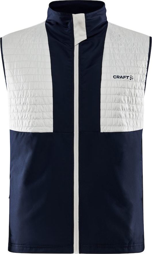 Pánská prošívaná vesta CRAFT Adv Storm Insulate Nordic modrá Velikost: L