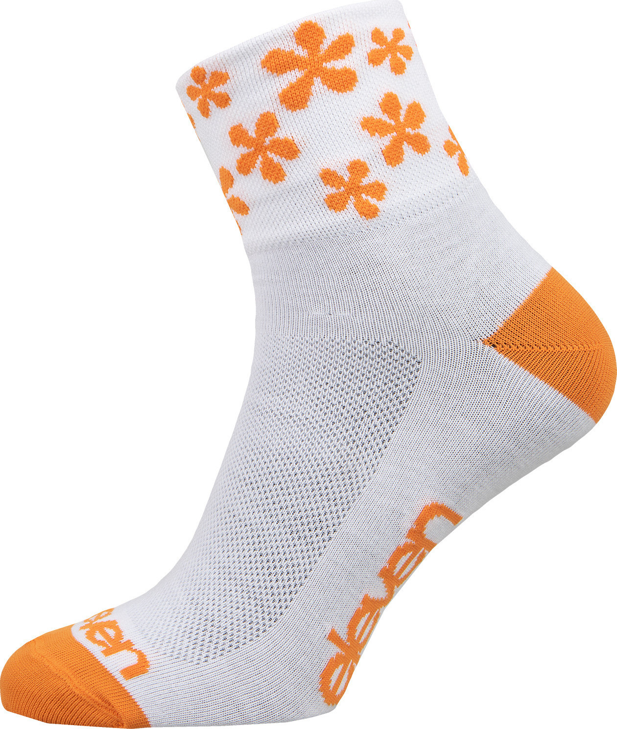 Sportovní ponožky ELEVEN Howa Flower Orange Velikost: L (42-44)