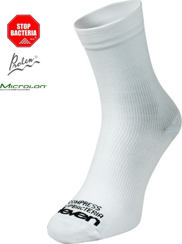 Kompresní ponožky ELEVEN Strada White Velikost: XL (44-47)