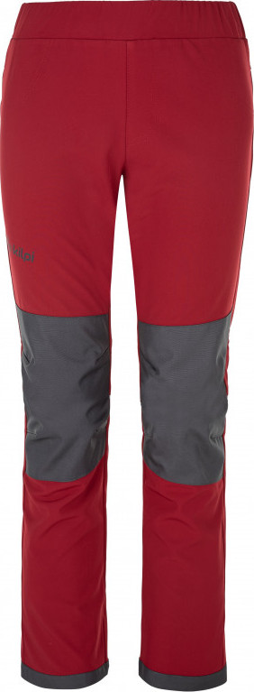 Dětské softshellové kalhoty KILPI Rizo červené Velikost: 86