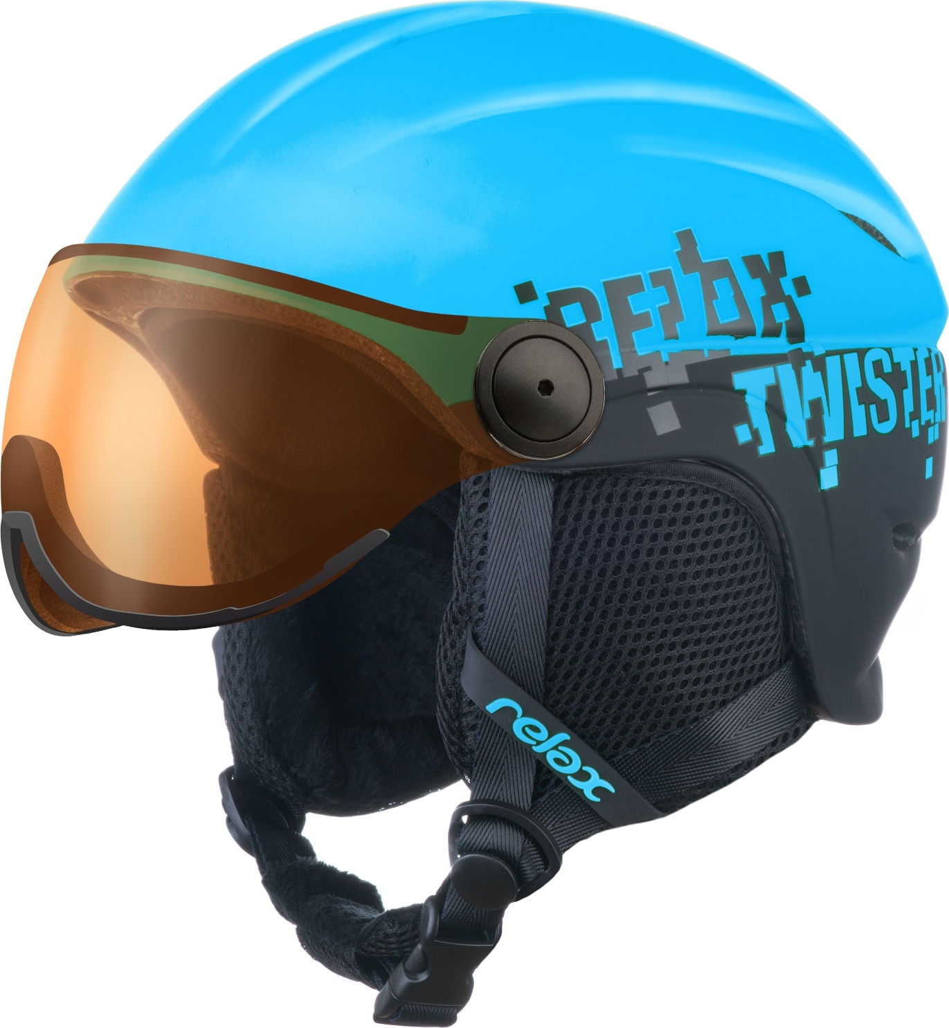 Dětská lyžařská helma RELAX Twister Visor Velikost: S