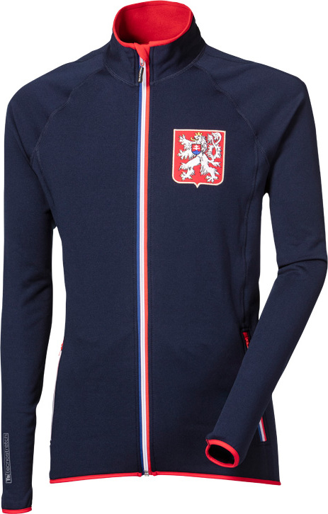 Pánská funkční mikina PROGRESS Edvard modrá Velikost: XL