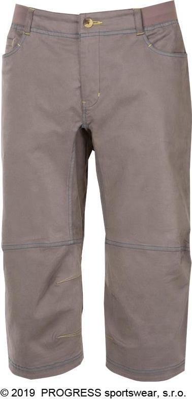 Pánské outdoorové kalhoty PROGRESS Cactus 3Q 3/4 délky šedé Velikost: S