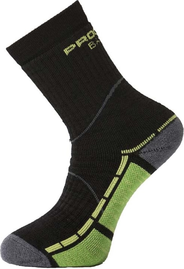 Unisex turistické ponožky PROGRESS Bamboo černé Velikost: 9-12