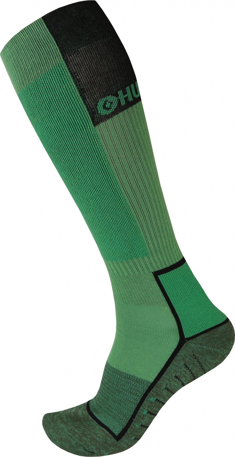 Unisex podkolenky HUSKY Snow-ski zelené Velikost: M (36-40)