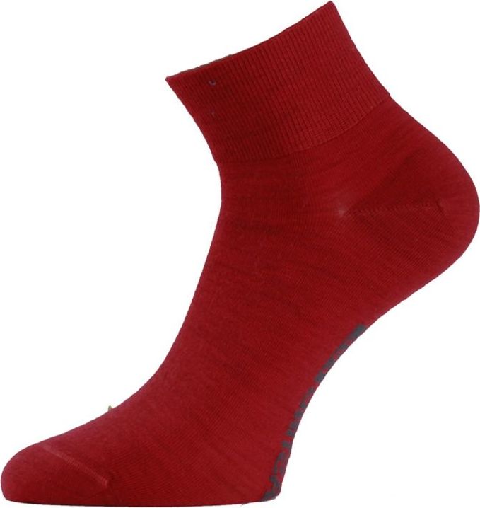 Merino ponožky LASTING Fwe červené Velikost: (42-45) L