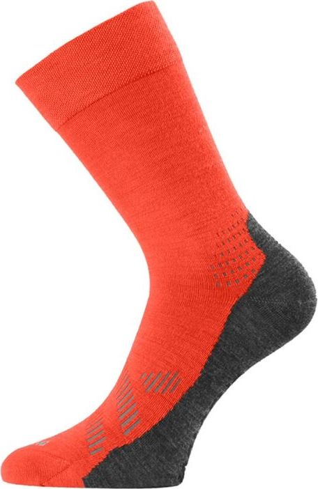 Merino ponožky LASTING Fwj oranžové Velikost: (42-45) L