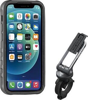 Obal pro iPhone 12 Mini TOPEAK Ridecase černá/šedá