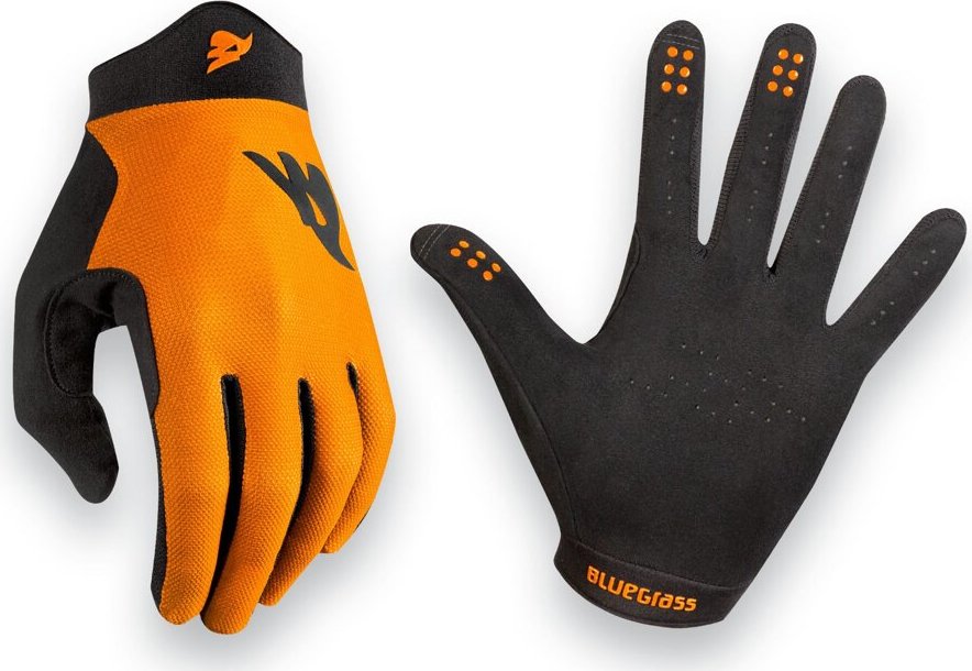 MTB rukavice BLUEGRASS Union oranžová Velikost: S, Barva: oranžová