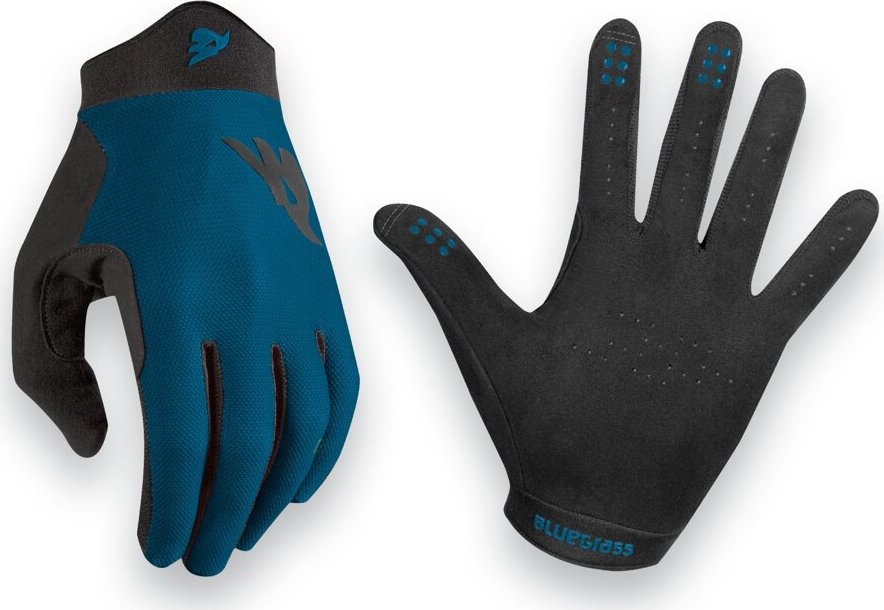 MTB rukavice BLUEGRASS Union modrá Velikost: M, Barva: Modrá