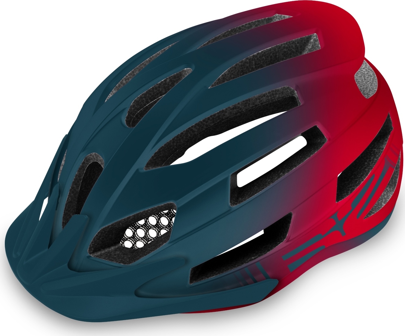 Cyklistická helma R2 Spirit modrá/červená Velikost: L